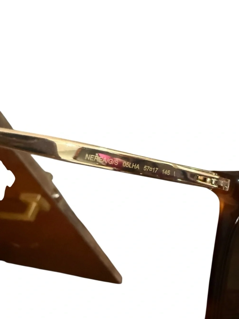 Jimmy Choo NERIA/S Oversized Tortoiseshell Sunglasses Italy Like New w/ Case - Picture 7 of 8